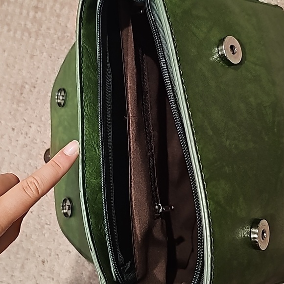 Olive green Handbag - Picture 11 of 17